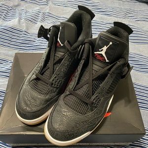 Jordan 4 retro Black Laser